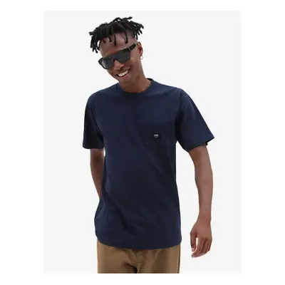 Dark blue men's T-shirt VANS Mn Woven Patch Pocket - Men's