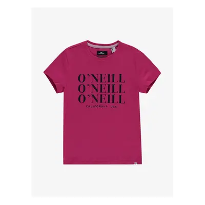 ONeill O'Neill All Year Girls' T-Shirt Dark Pink - Boys