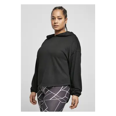 Women's Oversized Modal Terry Terry Hoodie Black