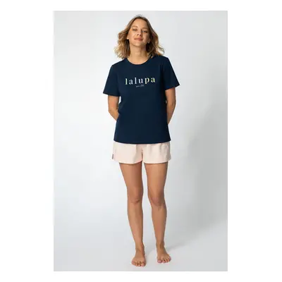 LaLupa Woman's T-shirt LA109 Navy Blue