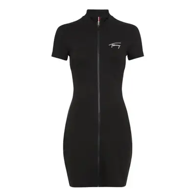 Tommy Jeans Dress - TJW TOMMY SIGNATURE BODYCON black