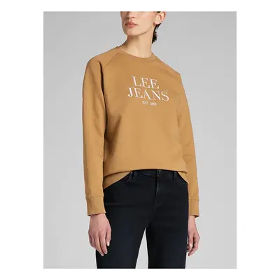 Mustard Womens Sweatshirt Lee Crew - Women