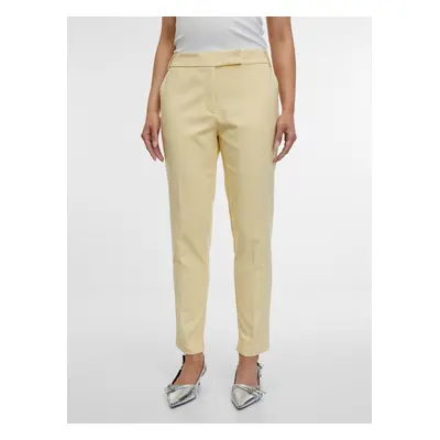 Orsay Yellow Women's Cigarette Pants - Women