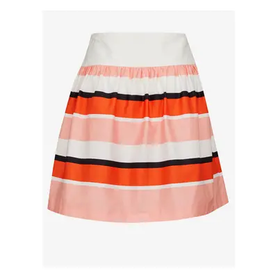 White women's striped skirt CAMAIEU - Women's