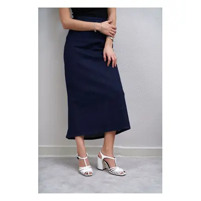 NİŞANTAŞI SHOES Beverly White Matte Belt Detail Ankle-tied Women's Heeled Shoes.