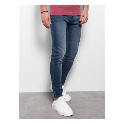 Ombre férfi farmer nadrág SKINNY FIT - sötétkék