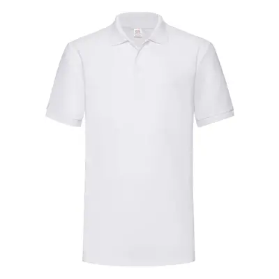 Heavy Polo Friut of the Loom White T-shirt