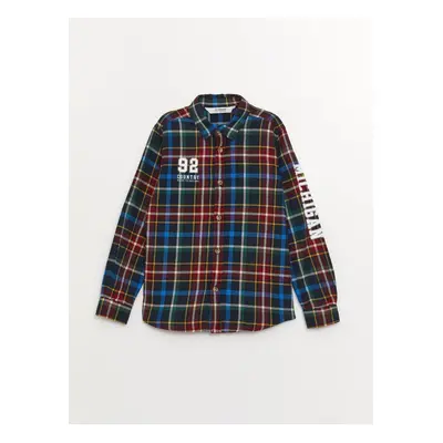 LC Waikiki Plaid Long Sleeve Boy's Shirt