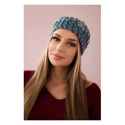 marka niezdefiniowana Cap with a pompom Maria K335 turquoise