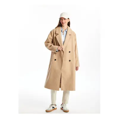 LC Waikiki LCW Jacket Collar Cashmere Coat