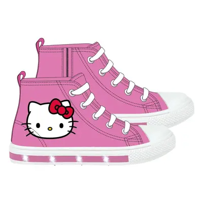 SNEAKERS PVC SOLE WITH LIGHTS HIGH HELLO KITTY