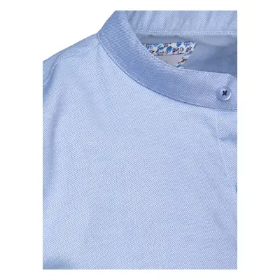 Men's casual shirt with stand-up collar light blue Dstreet