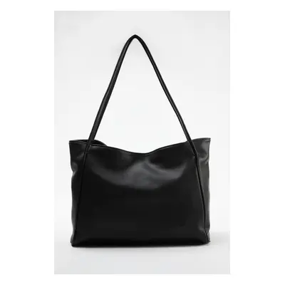 Trendyol Black Women's Maxi Tote Shoulder Bag