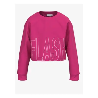 Dark pink girly sweatshirt name it Vanita - Girls