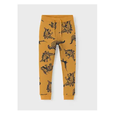 Mustard boys' patterned sweatpants name it Felix - Boys