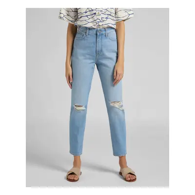 Blue women's straight fit jeans Lee Carol - Women