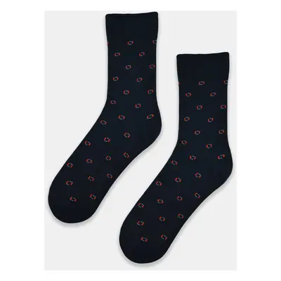 NOVITI Unisex's Socks SB002-U-21 Navy Blue