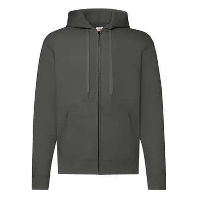 Graphite Zippered Hoodie Classic Fruit of the Loom