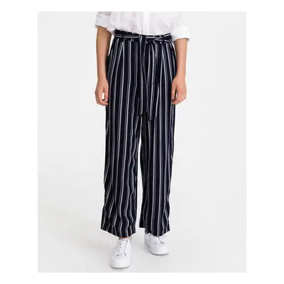 Blue Women Striped Pants Tom Tailor - Women