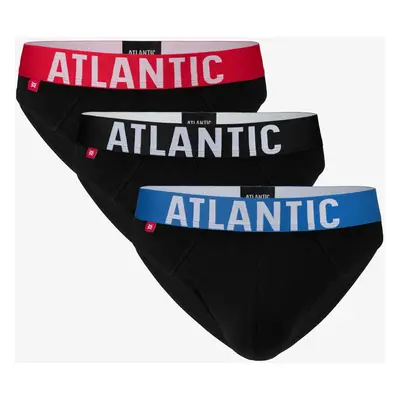 Men's sports briefs ATLANTIC 3-PACK - black