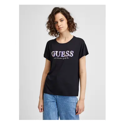 Black Women's T-Shirt Guess - Women