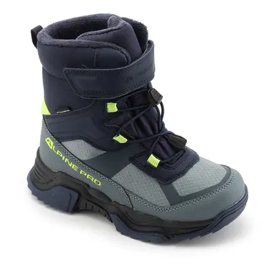 Children's winter shoes with PTX membrane ALPINE PRO NERO mykonos blue