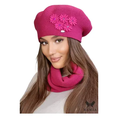 Női baret sapka Kamea Kamea_Beret_K.22.051.30_Fuchsia