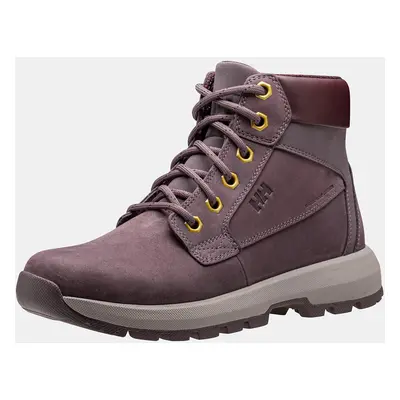 Burgundy Women Leather Ankle Boots HELLY HANSEN - Women