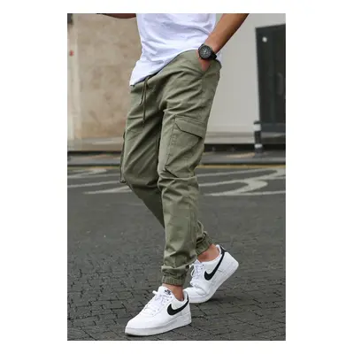 Madmext Men's Green Cargo Pocket Pants