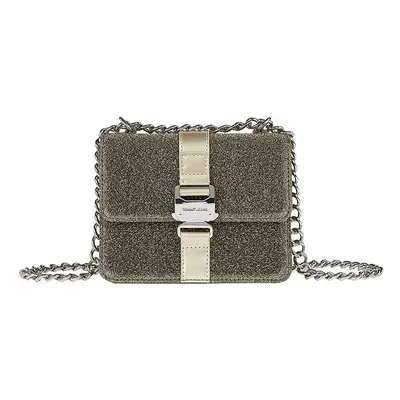 Tommy Jeans Handbag - TJW ITEM GOLD CROSSOVER green