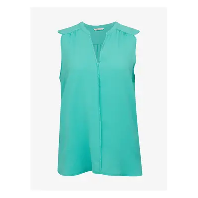 Turquoise women's blouse CAMAIEU - Women's