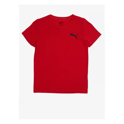 Red boys' T-shirt Puma Active - Boys