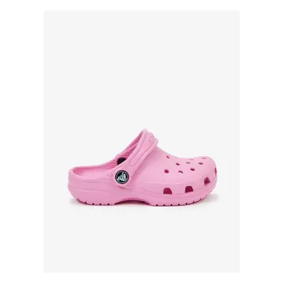 Pink Girls' Slippers Crocs - Girls