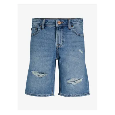 Blue boys' denim shorts Jack & Jones Chris - Boys