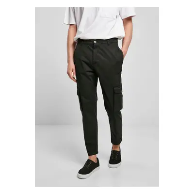 Tapered Cargo Pants Black