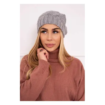 marka niezdefiniowana Cap with fleece Karolina K243 gray