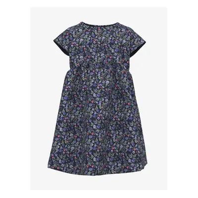 Navy blue patterned dress name it Dotta - Girls