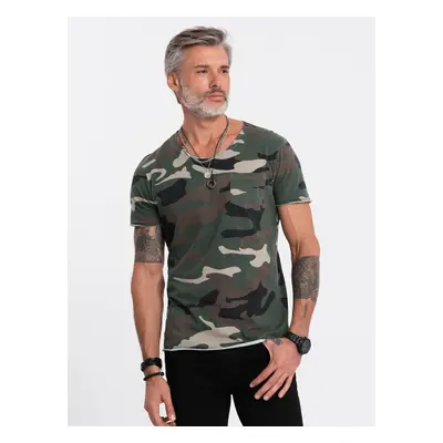 Ombre Men's t-shirt - khaki