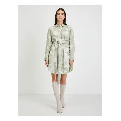 Green tie-dye shirt dress Guess Shonda - Women