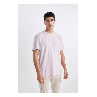 DEFACTO New Regular Fit Crew Neck Short Sleeve 100% Cotton Basic Plain T-Shirt