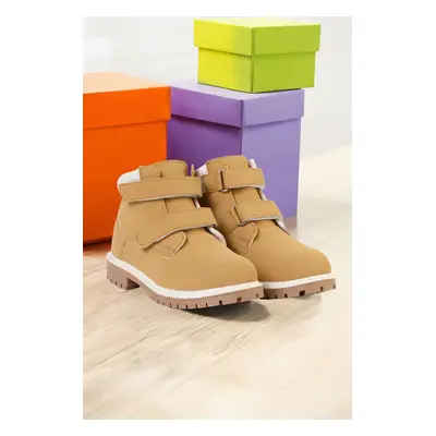 Trendyol Camel Velcro Big Girl Kids Boots