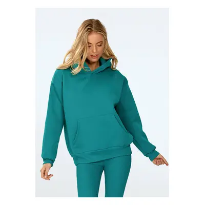 DKaren Woman's Sweatshirt Oseye Marine Green