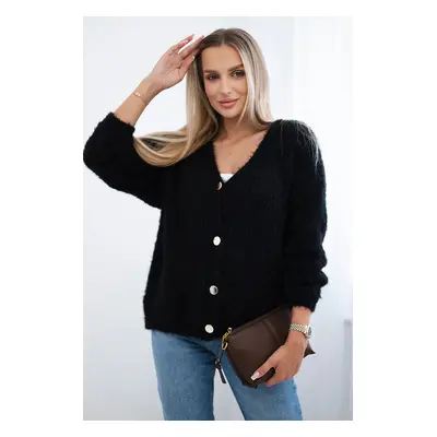 Kesi Włoski Button-down sweater black