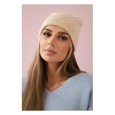 marka niezdefiniowana Cap Agata K222 light beige