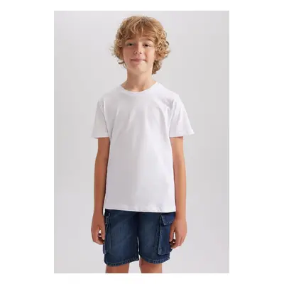 DEFACTO Boy's Regular Fit Short Sleeve T-Shirt