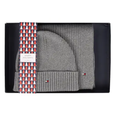 Tommy Hilfiger Set - ESSENTIAL SCARF & BE grey