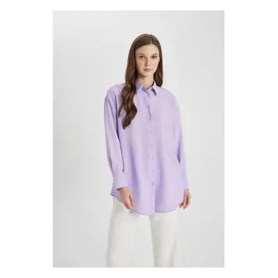 DEFACTO Relax Fit Long Sleeve Shirt Tunic