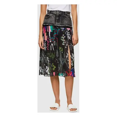 Diesel Skirt - OZOWIEPRINT SKIRT black