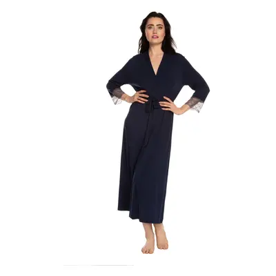 Effetto Woman's Housecoat Navy Blue