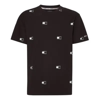 Tommy Jeans T-Shirt - TJM TWISTED FLAG CRITTER TEE black